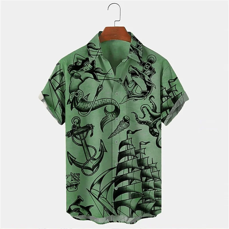 Camisa Hawaiana de Manga Corta - Vintage Hawaiian Floral Shirt reseña y precio