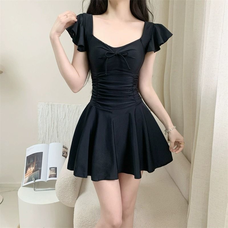 Traje de baño de manga corta c - Suits reseña y precio