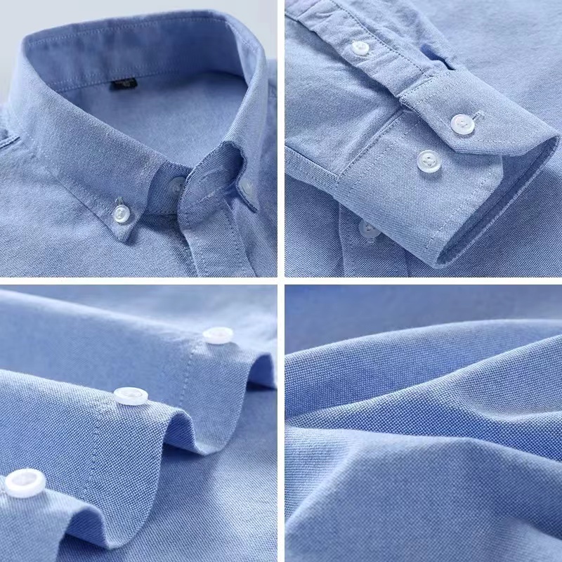 Camisas Oxford de S-6XL para h - Oxford Cotton Casual Shirt Business reseña y precio